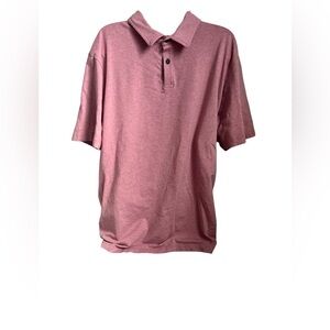 Men’s Public Rec Short Sleeve Pink Polo Size 2X